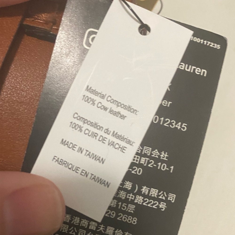 Ralph Lauren Women’s whipstitched wide leather belt. Medium- NWT 100% leather - Picture 6 of 8